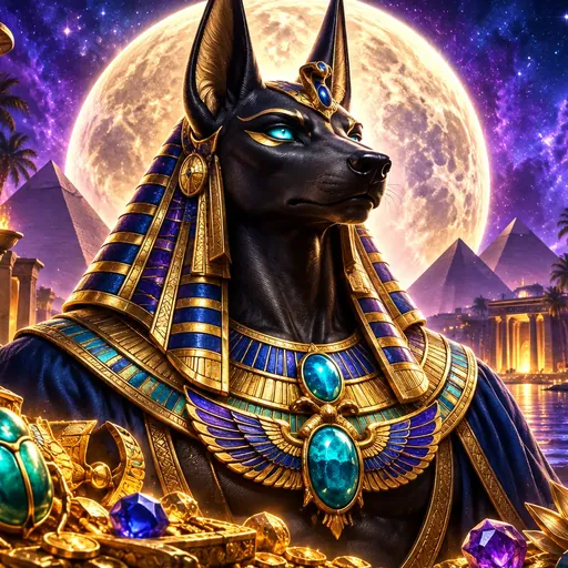 Anubis' Moon pokie cover art
