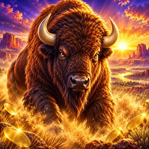 Buffalo Rising Megaways pokie cover art